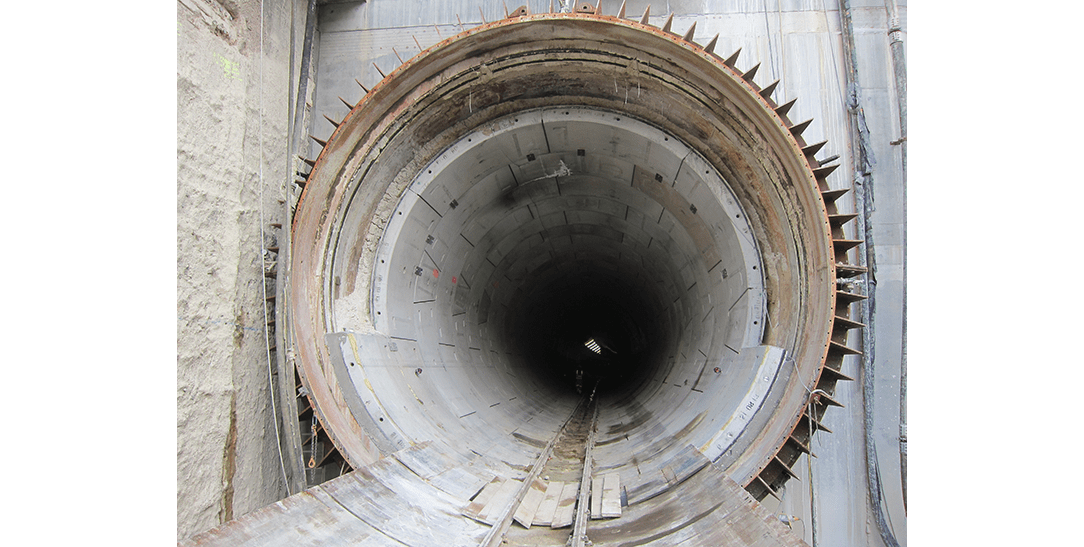Entrance to THames Tunnel during construction