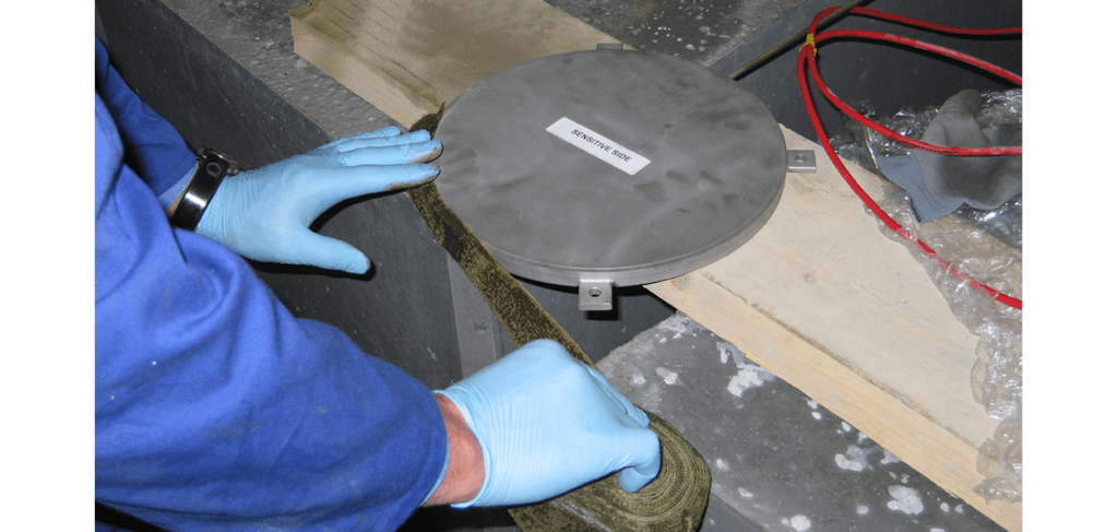 Preparing TPC-4000 cell for install into concrete segment mould
